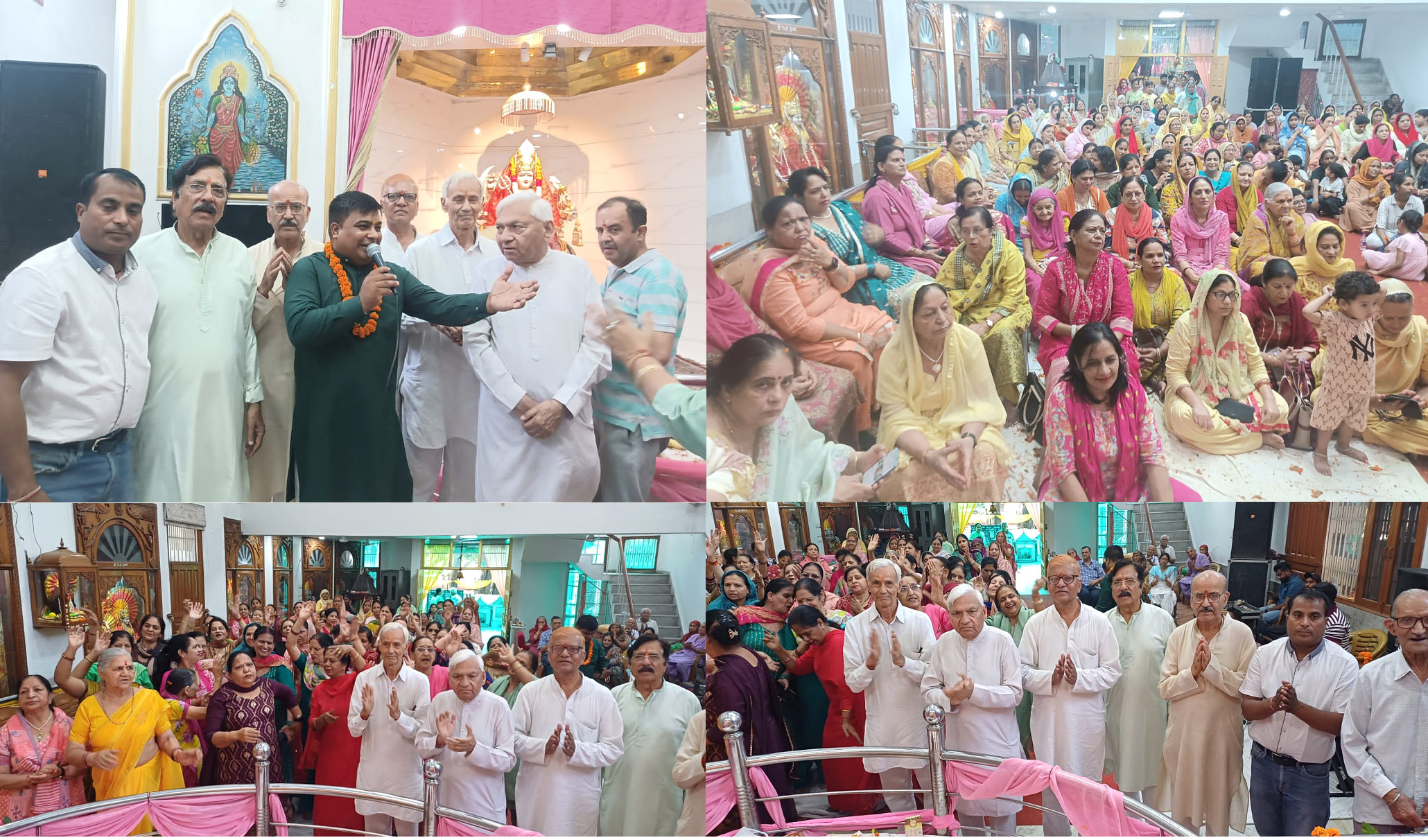 A grand program was organized on the auspicious occasion of 32nd Murti Sthapana Divas at Shri Shakambhari Devi Mandir, Sector-43